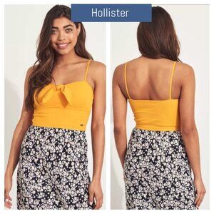 🆕 Hollister Tie-Front Ultra Crop Cami